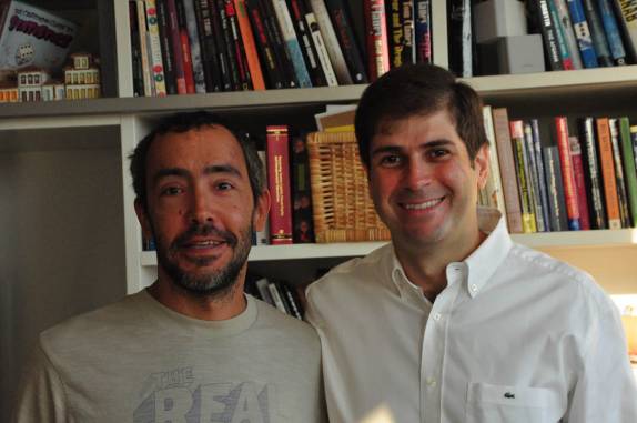 Com o Marcelo em Key Biscayne, na Flórida - Estados Unidos